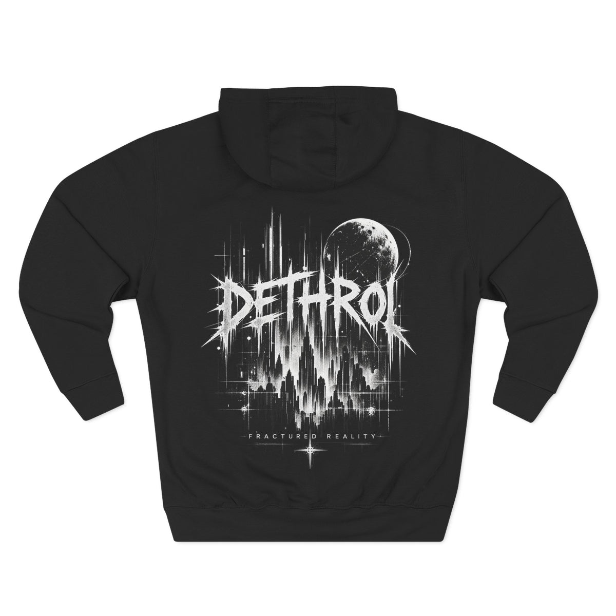 DETHROL Fractured Reality Graphic Hoodie
